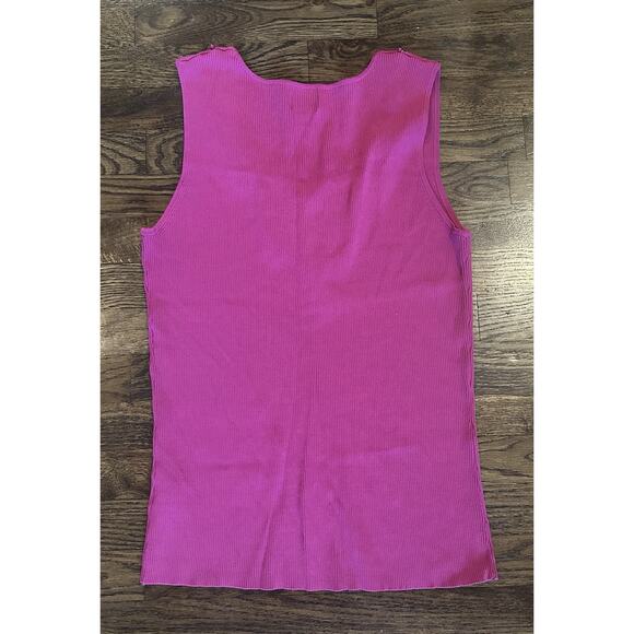 Ruby Rd Beaded Embellished Neckline Tank Top Purple Boho Statement Sleeveless 1X - Picture 5 of 6